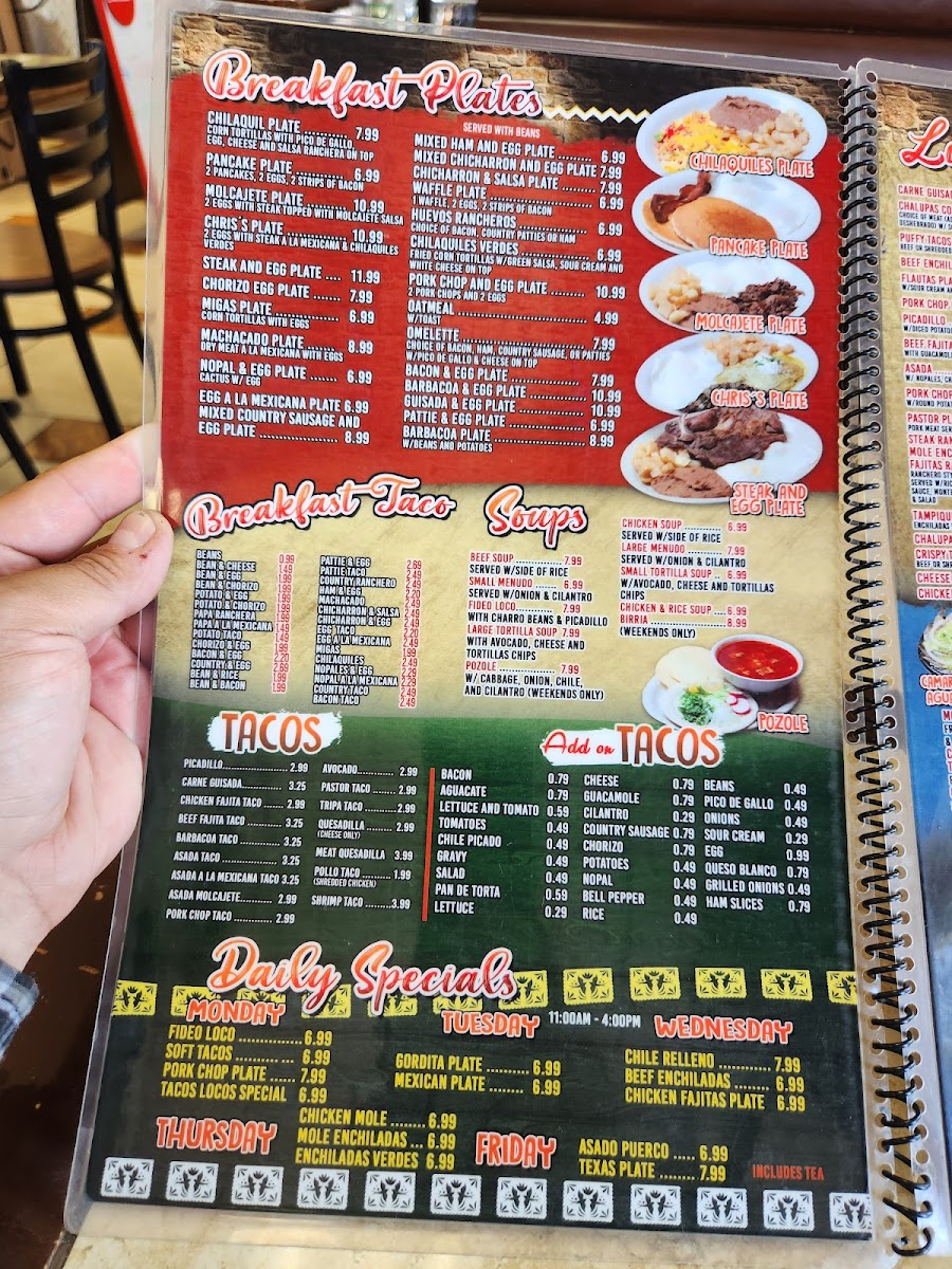 Claudia's Restaurant #2 Menu - Image 3